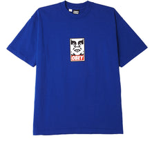 OBEY Icon Face Heavyweight Classic Box Tee Cobalt Blue
