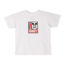 Exclamation Point Toddler Tee white