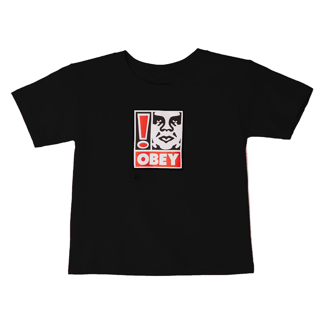 Exclamation Point Kids Tee black