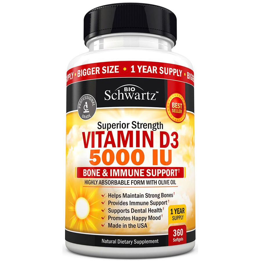 Vitamin D3 5000IU Capsules