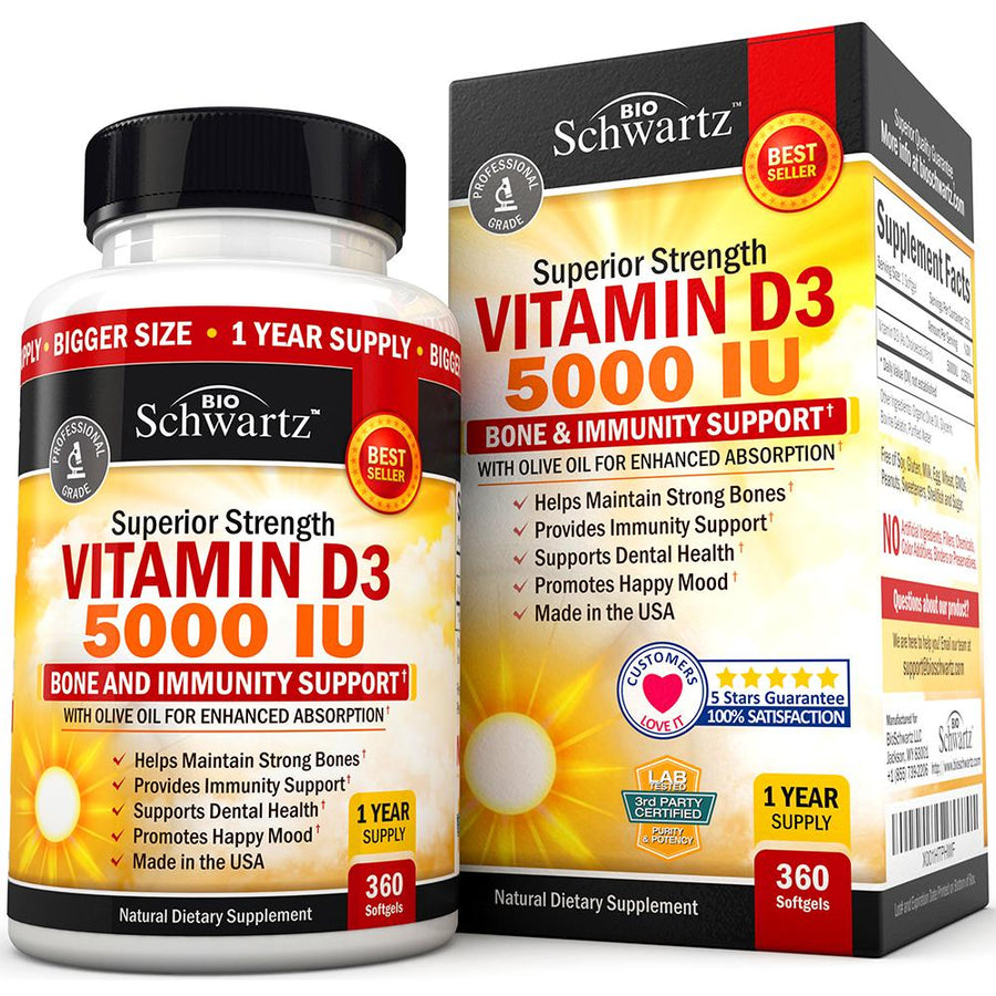Vitamin D3 5000IU Capsules